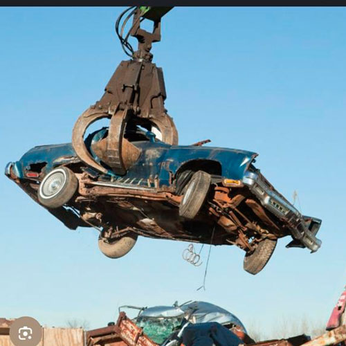 Senior Car Old Scrap